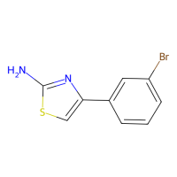 2-氨基-4-(3-溴苯基)噻唑，105512-81-0，≥98%，阿拉丁