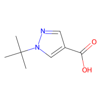 1-叔丁基吡唑-4-甲酸,950858-65-8,≥98%,阿拉丁