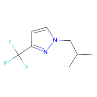1-异丁基-3-(三氟甲基)-1H-吡唑，1437795-15-7，≥98%，阿拉丁