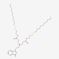 bis(2-(decyldisulfanyl)ethyl)3,3'-((2-(1H-indol-3-yl)ethyl)azanediyl)dipropionate(NT1-O14B);≥95%;2739805-64-0;阿拉丁