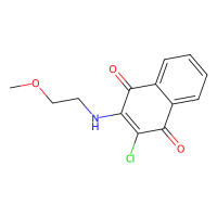 2-氯-3-((2-甲氧基乙基)氨基)萘-1,4-二酮，22272-22-6，≥95%，阿拉丁