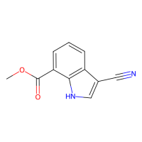 3-氰基-1h-吲哚-7-羧酸甲酯，443144-24-9，≥97%，阿拉丁