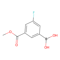 3-氟-5-甲氧基羰基苯基硼酸，871329-62-3，≥98%，阿拉丁