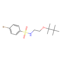 4-溴-N-[2-(TBDMSO)乙基]苯磺酰胺，850429-52-6，≥98%，阿拉丁