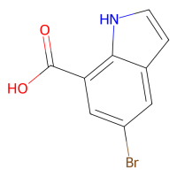 5-溴-1H-吲哚-7-羧酸，860624-90-4，≥97%，阿拉丁