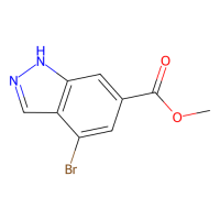 4-溴-1H-吲唑-6-羧酸甲酯，885518-47-8，≥97%，阿拉丁