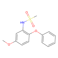 N-(5-甲氧基-2-苯氧基苯基)甲磺酰胺，123664-84-6，≥98%，阿拉丁