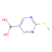 [2-(甲基硫烷基)嘧啶-5-基]硼酸，348098-29-3，≥97%，阿拉丁