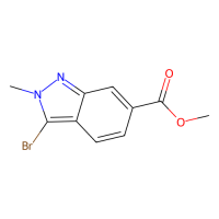 3-溴-2-甲基-2H-吲唑-6-羧酸甲酯,1434142-10-5,≥97%,阿拉丁