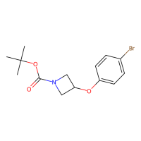 3-(4-溴苯氧基)氮杂环丁烷-1-羧酸叔丁酯，960402-39-5，≥97%，阿拉丁