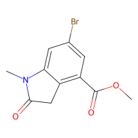 6-溴-1-甲基-2-氧代2,3-二氢-1H-吲哚-4-羧酸甲酯,1818847-70-9,≥97%,阿拉丁