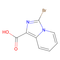 3-溴咪唑并[1,5-a]吡啶-1-羧酸，1119512-48-9，≥97%，阿拉丁