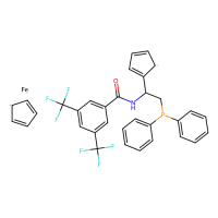 N-[(1S)-1-二茂铁-2-(二苯基膦)乙基]-3,5-二(三氟甲基)苯甲酰胺，2131816-17-4，≥95%，阿拉丁
