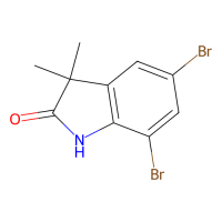 5,7-二溴-3,3-二甲基氧吲哚，872271-71-1，≥96%，阿拉丁