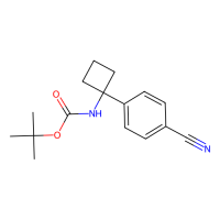 N-[1-(4-氰基苯基)环丁基]氨基甲酸叔丁酯，1032349-97-5，≥97%，阿拉丁