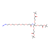 叠氮基-PEG4-酰胺基三(叔丁氧基羰基乙氧基甲基)-甲烷,1421933-29-0,≥96%,阿拉丁