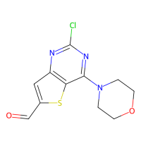 2-氯-4-吗啉代噻吩并[3,2-d]嘧啶-6-甲醛，885618-31-5，≥95%，阿拉丁