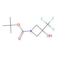 3-羟基-3-(三氟甲基)氮杂环丁烷-1-羧酸叔丁酯，398489-42-4，≥97%，阿拉丁