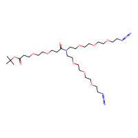 N-(叔丁基酯-PEG2)-N-双(PEG3-叠氮化物)，2353409-46-6，≥98%，阿拉丁