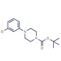 tert-butyl 4-(3-hydroxyphenyl)piperazine-1-carboxylate，198627-86-0，≥97%，阿拉丁