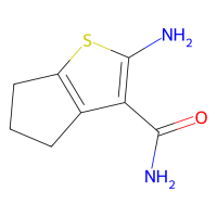 2-氨基-4H,5H,6H-环戊[b]噻吩-3-羧酰胺，77651-38-8，10mM in DMSO，阿拉丁