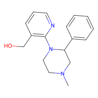 2-(4-甲基-2-苯基-1-哌嗪基)-3-吡啶甲醇，61337-89-1，≥95%，阿拉丁
