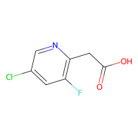2-(5-氯-3-氟吡啶-2-基)乙酸，1214323-94-0，≥98%，阿拉丁