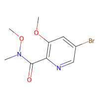 5-溴-n,3-二甲氧基-正甲基吡啶甲基酰胺,1171919-90-6,≥95%,阿拉丁