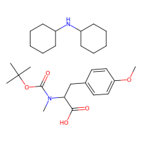 N-[叔丁氧羰基]-N-甲基-O-甲基-L-酪氨酸二环己基铵盐，135103-27-4，≥97%，阿拉丁