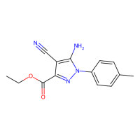 5-氨基-4-氰基-1-对甲苯基吡唑-3-羧酸乙酯，152992-58-0，≥98%，阿拉丁