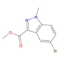 5-溴-1-甲基-1H-吲唑-3-羧酸甲酯，1363381-41-2，≥97%，阿拉丁
