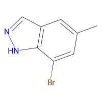 7-溴-5-甲基-1H-吲唑，885272-97-9，≥97%，阿拉丁
