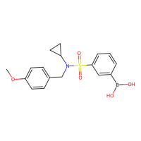 3-[N-环丙基-N-(4-甲氧基苄基)氨磺酰基]苯基硼酸，913836-07-4，≥97%，阿拉丁