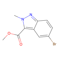 5-溴-2-甲基-2H-吲唑-3-羧酸甲酯，1630906-74-9，≥97%，阿拉丁
