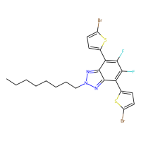 4,7-双(5-溴-2-噻吩基)-5,6-二氟-2-辛基-2H-苯并三唑，1393528-99-8，阿拉丁