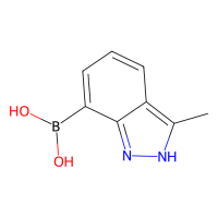 (3-甲基-1H-吲唑-7-基)硼酸，1310404-47-7，≥97%，阿拉丁