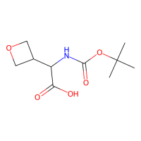 2-{[((叔丁氧基)羰基]氨基} -2-(氧杂环丁-3-基)乙酸，1408074-43-0，≥97%，阿拉丁