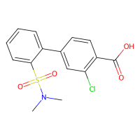 2-氯-4-(2-N,N-二甲基氨磺酰基苯基)苯甲酸,1261939-26-7,≥96%,阿拉丁