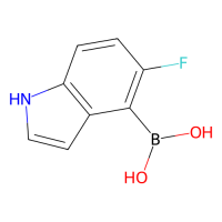 (5-氟-1H-吲哚-4-基)硼酸，1350836-07-5，≥97%，阿拉丁