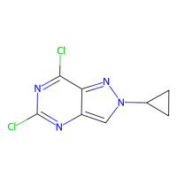 5,7-二氯-2-环丙基-2H-吡唑并[4,3-d]嘧啶，1630906-84-1，≥97%，阿拉丁