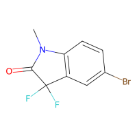 5-溴-3,3-二氟-1-甲基-2,3-二氢-1H-吲哚-2-酮,1630906-88-5,≥97%,阿拉丁
