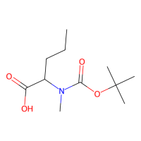(S)-2-((叔丁氧羰基)(甲基)氨基)戊酸，136092-78-9，≥95%，阿拉丁
