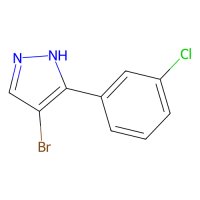 4-溴-5-(3-氯苯基)吡唑，149739-38-8，≥98%，阿拉丁