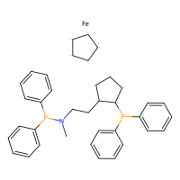 (R)-N-二苯基膦-N-甲基-(S)-2-(二苯基膦)二茂铁基乙胺，406680-94-2，≥96%，阿拉丁