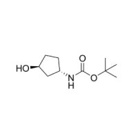 tert-butyl N-[(1S,3S)-3-hydroxycyclopentyl]carbamate，154737-89-0，≥97%，阿拉丁