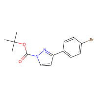 3-(4-溴苯基)-1H-吡唑-1-甲酸叔丁酯,1199773-38-0,≥98%,阿拉丁