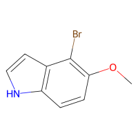 4-溴-5-甲氧基-1H-吲哚，90858-86-9，≥97%，阿拉丁
