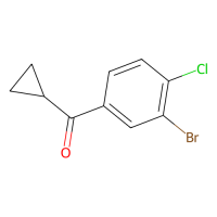 2-溴-1-氯-4-(环丙基羰基)苯，1280786-94-8，≥98%，阿拉丁