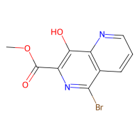 5-溴-8-羟基-1,6-萘啶-7-羧酸甲酯，410544-37-5，≥97%，阿拉丁