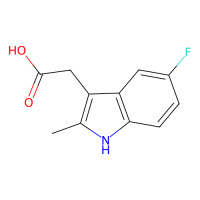 (5-氟-2-甲基-1H-吲哚-3-基)乙酸，71987-67-2，≥95%，阿拉丁